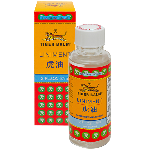 Tiger balm Liniment Bottle and Box